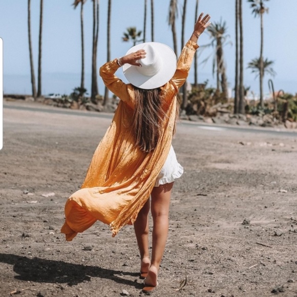 Zara Mustard Wrinkle Look Dress NWT - Picture 11 of 16